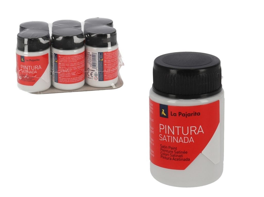 [114792] TEMPERA PAJARITA SATINADA GRIS PLATA 35 ML L-19