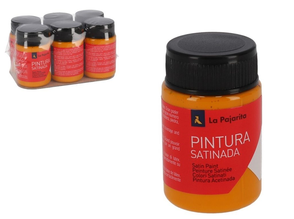 [114800] TEMPERA PAJARITA SATINADA AMARILLO MEDIO 35 ML L-27