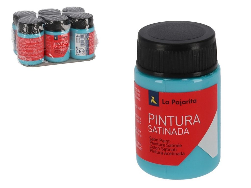 [114808] TEMPERA PAJARITA SATINADA TURQUESA 35 ML L-35
