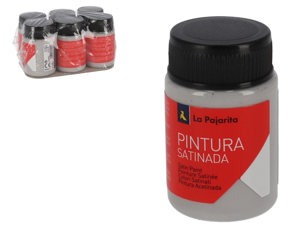 [114813] TEMPERA PAJARITA SATINADA GRIS 35 ML L-40