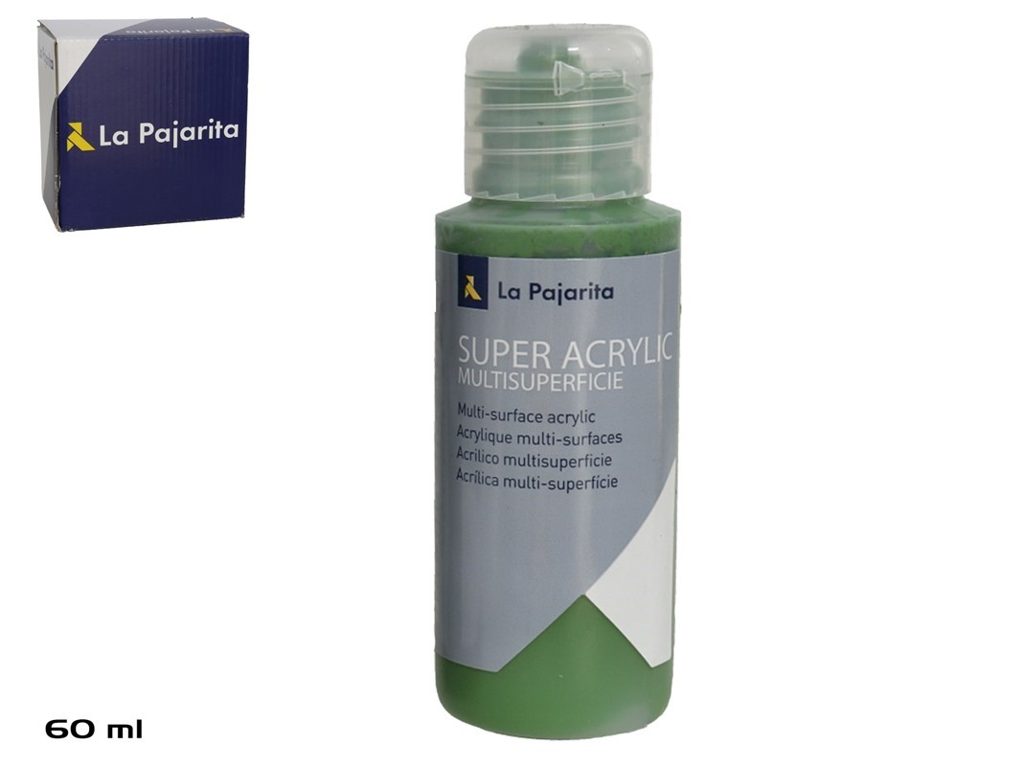 [140226] PAJARITA SUPER ACRYLIC MULTISUPERFICIES VERDE MEDIO 60 ML