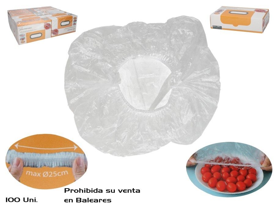 [144200] FUNDA DESECHABLE ALIMENTOS 12 X 2 CM 100 UDS