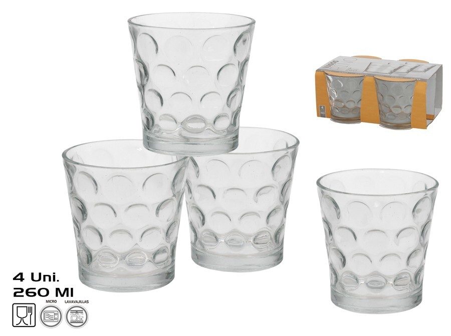 [148043] VASOS RINO 260 ML 4 UDS