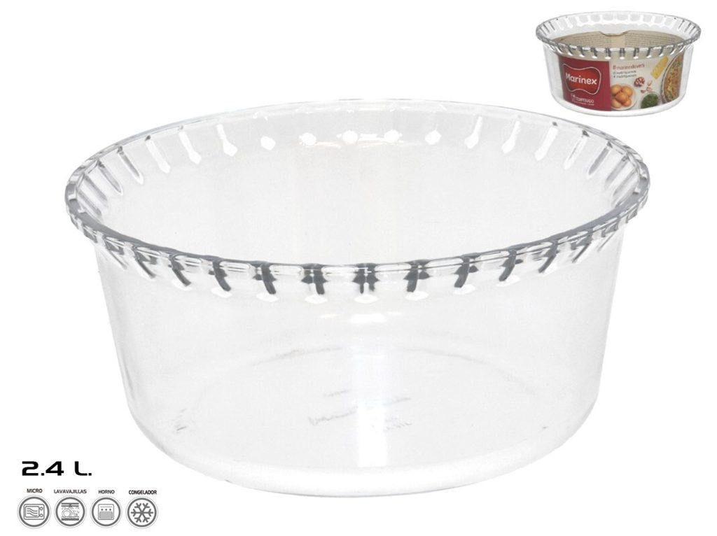 [114019] MOLDE SOUFLE CRISTAL 21.5 CM 2.4 LTS