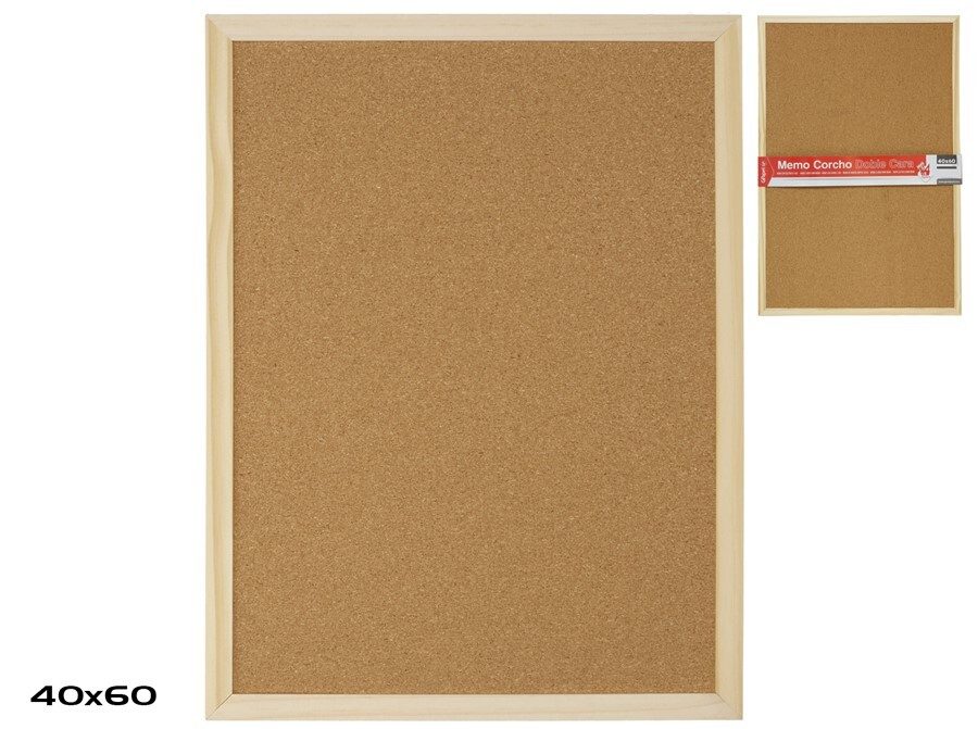 [140242] MEMO CORCHO DOBLE CARA 40 X 60 CM
