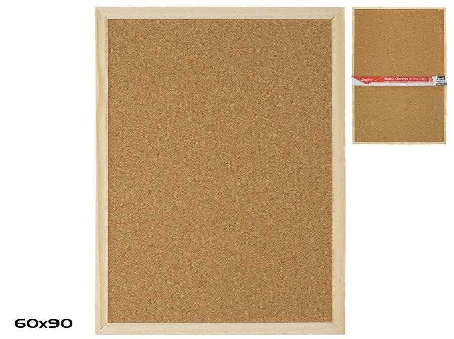 [143495] MEMO CORCHO DOBLE CARA 60 X 90 CM