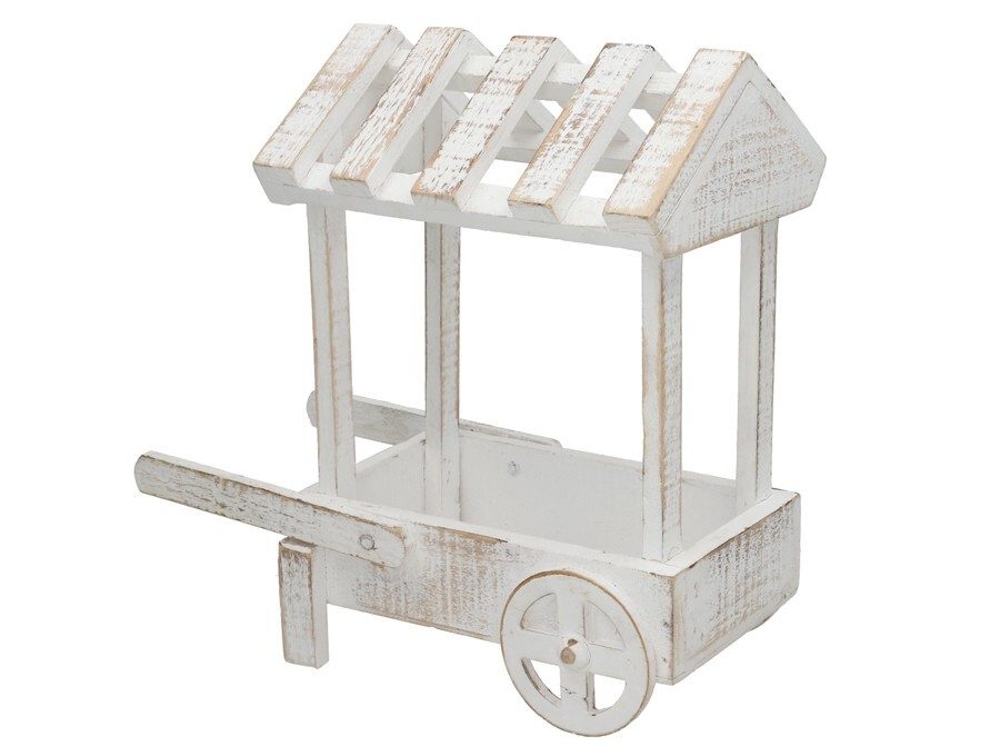 [147984] JARDINERA CARROMATO BLANCA 35 X 17 X 34 CM