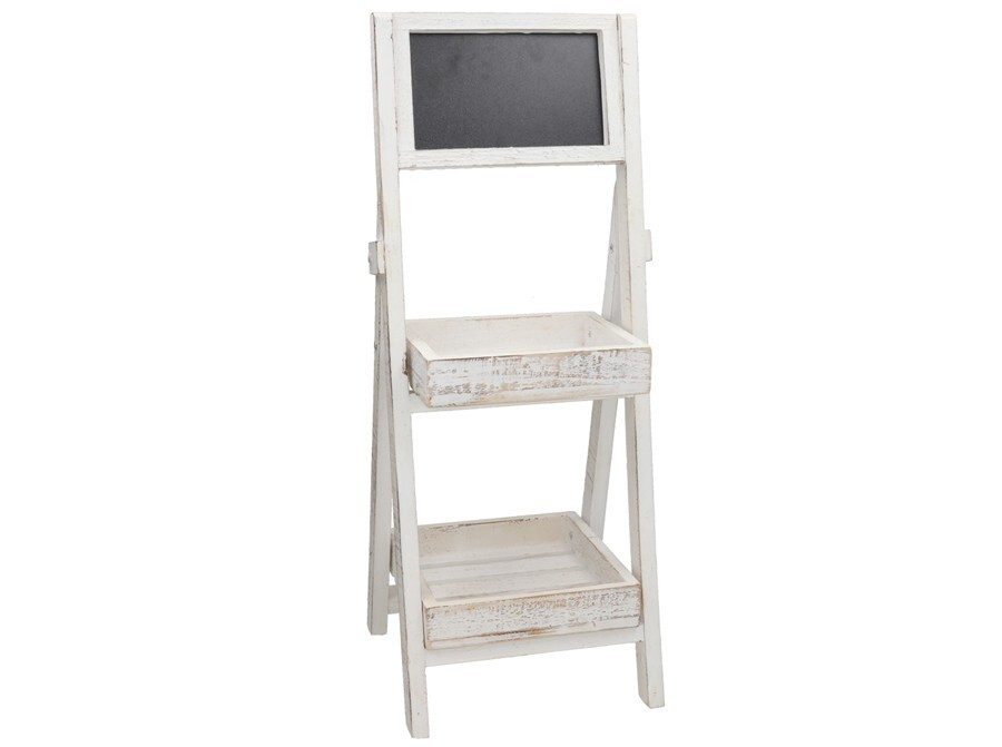 [147995] ESTANTERIA BLANCA LUCA 2 BALDAS CON PIZARRA 24 X 20 X 60 CM