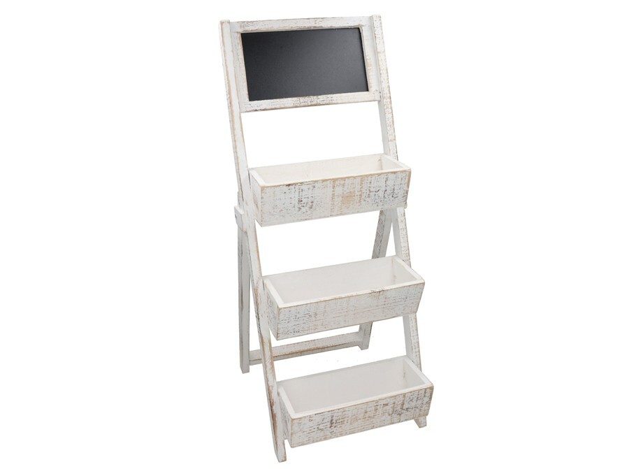 [147996] ESTANTERIA BLANCA ROCIO 3 BALDAS CON PIZARRA 31 X 28 X 75 CM