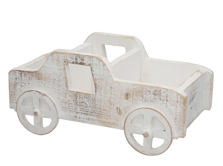 [147999] JARDINERA PACO BLANCA 34 X 18 X 16 CM