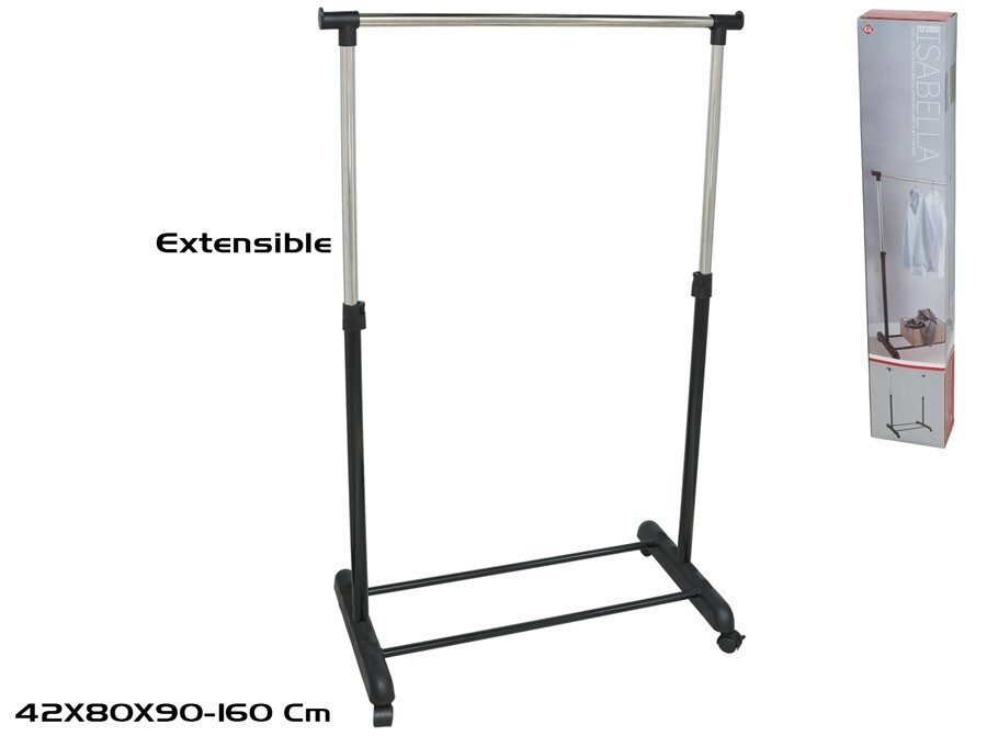 [147835] PERCHERO CON RUEDAS ISABELLA 80 X 42 X 90 CM