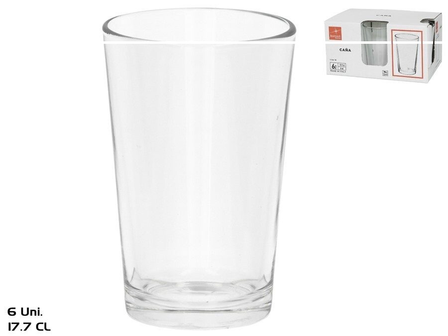 [111543] VASO CAÑA LISA 17.7 CL. 6 UDS