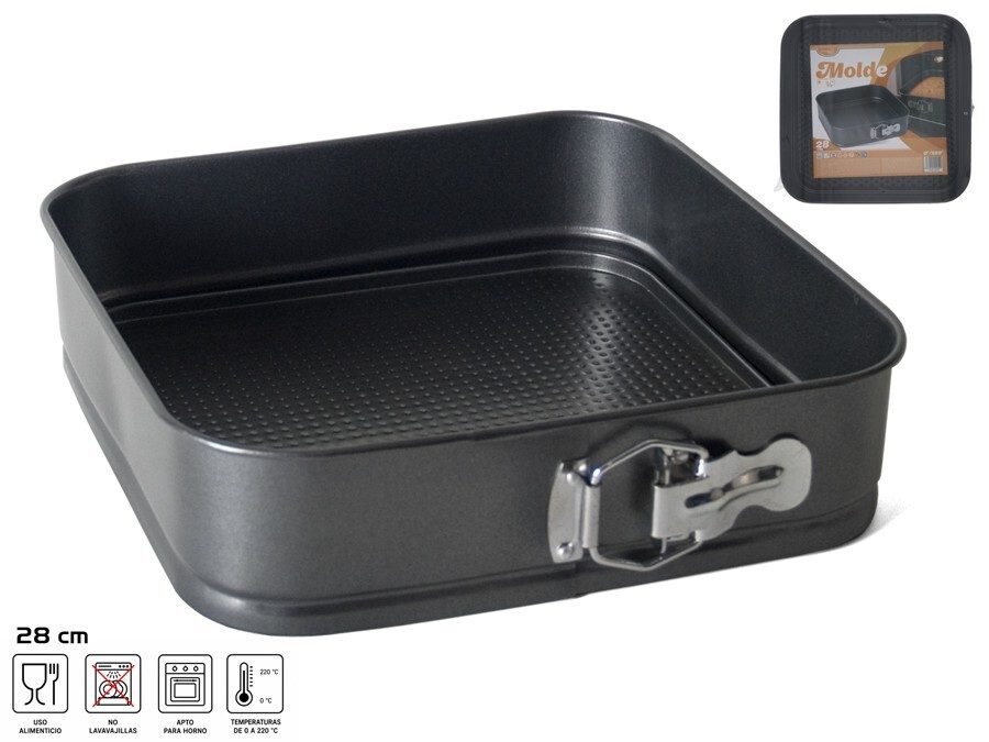 [111560] MOLDE HORNO ACERO 28 CM