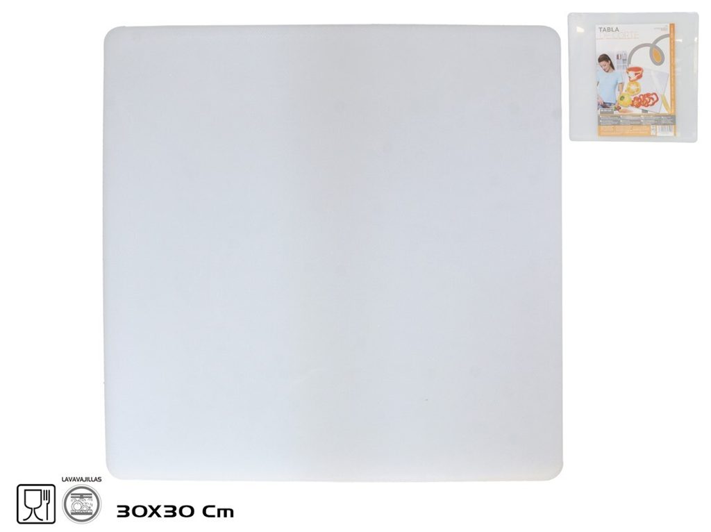 [130706] TABLA DE CORTE BLANCA 30 X 30 X 1.5 CM