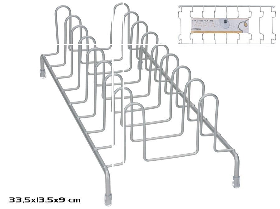 [138863] ESCURREPLATOS METAL MARTA 33 X 13 X 9 CM