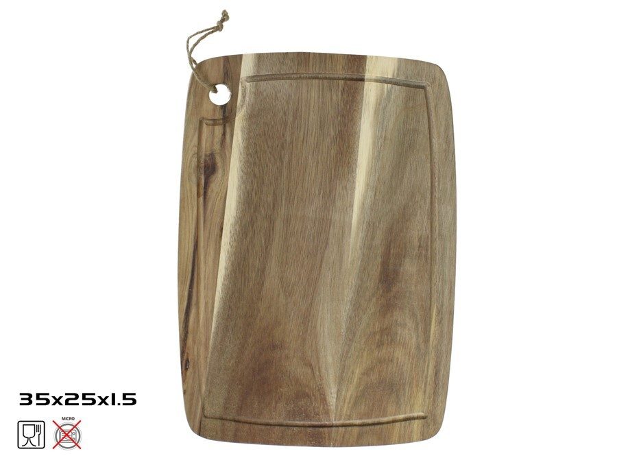 [139615] TABLA DE CORTE MADERA ACACIA 35 X 25 X 1.5 CM