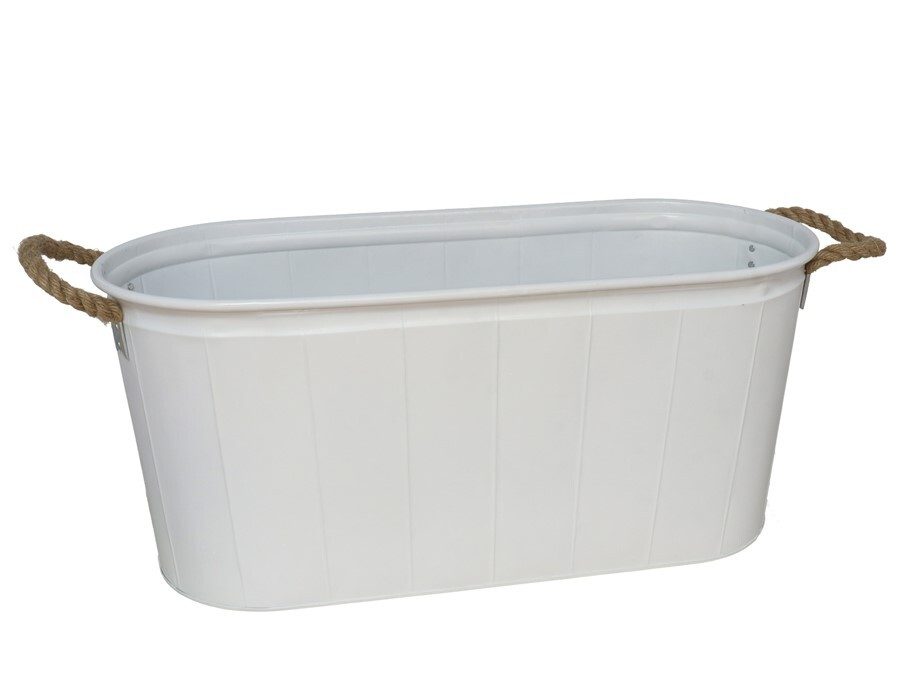 [142141] JARDINERA OVAL CON ASAS SENA 57 X 24.5 X 25.5 CM
