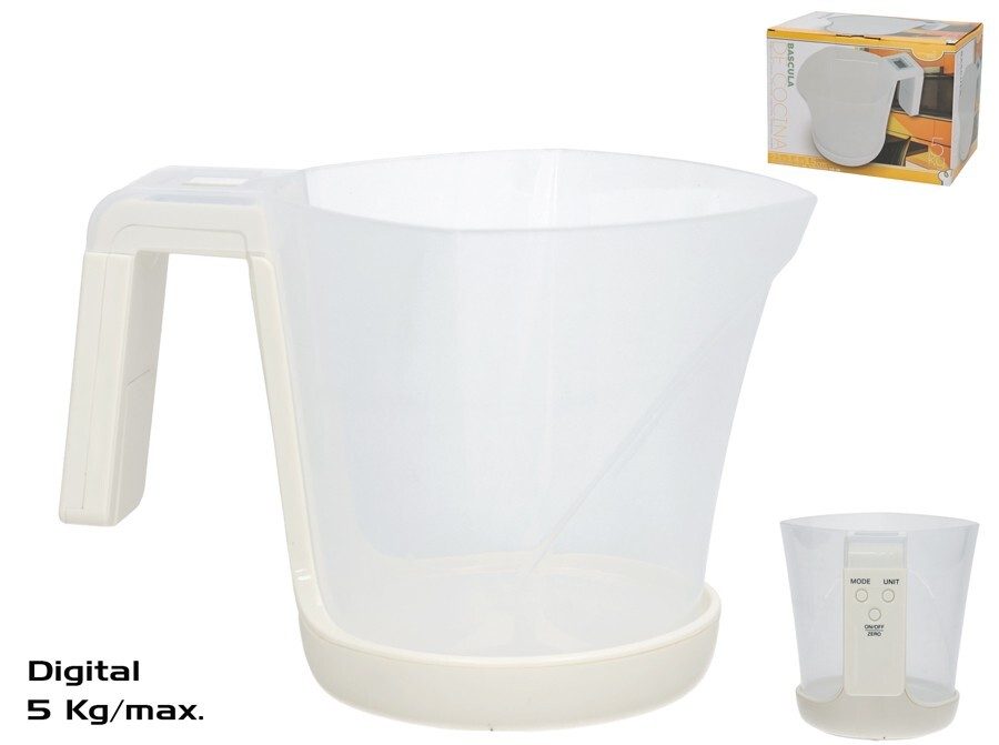 [147621] BASCULA COCINA DIGITAL 5 KG