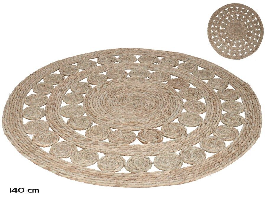 [147629] ALFOMBRA RAFIA NATURAL 140 CM