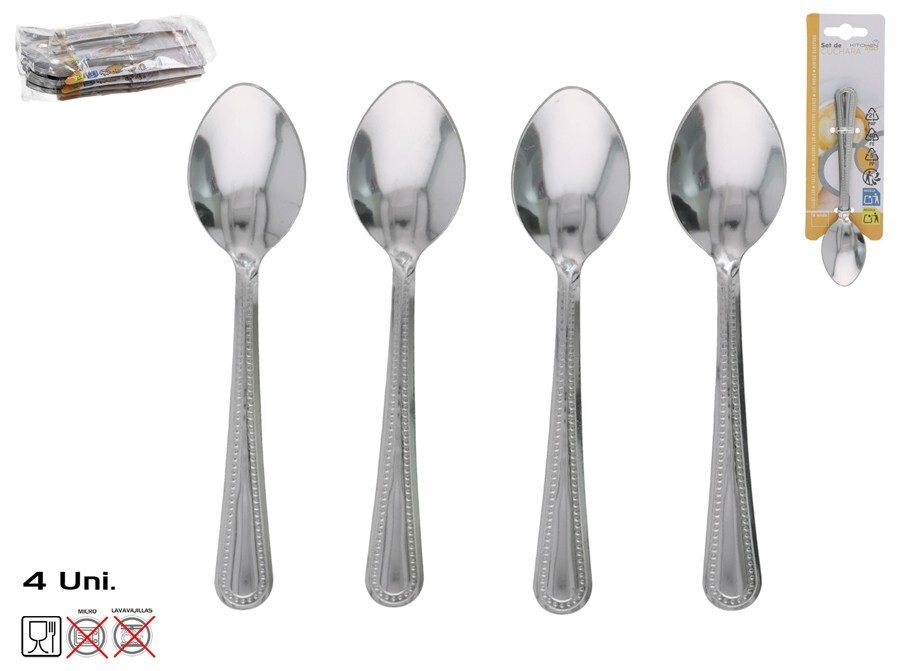 [146801] CUCHARA MOKA METAL SET 6 UDS