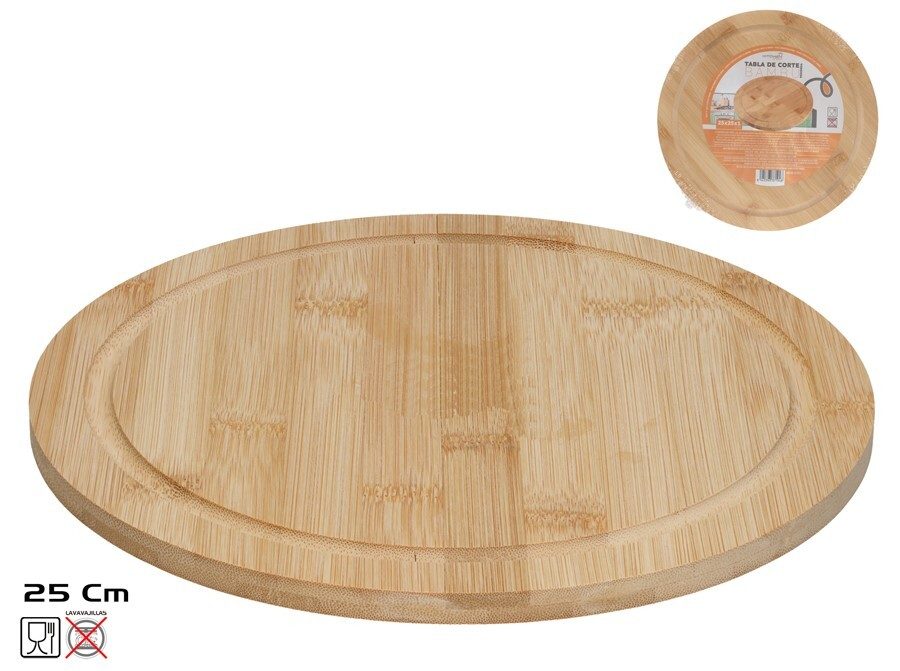 [146812] TABLA DE CORTE BAMBU 25 CM.