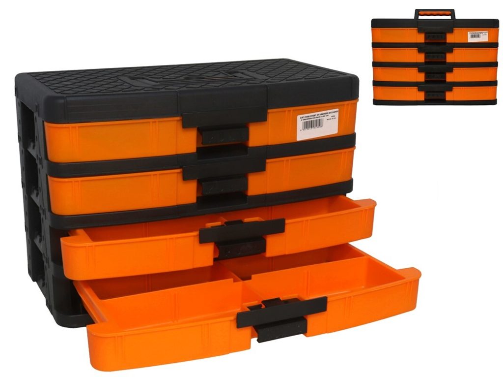 [140223] ORGANIZADOR HERRAMIENTAS 4 CAJONES 46 X 25.5 X 31.5 CM