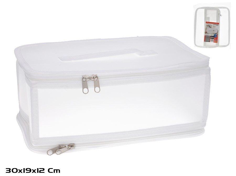 [140258] ORGANIZADOR PLEGABLE CON CREMALLERA 30 X 19 X 12 CM