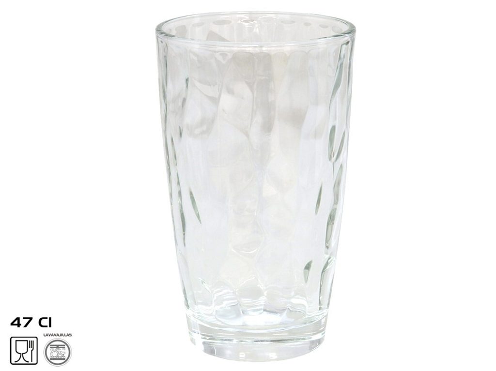 [140298] VASO CRISTAL DIAMOND BORMIOLI 47 CL 6 UDS