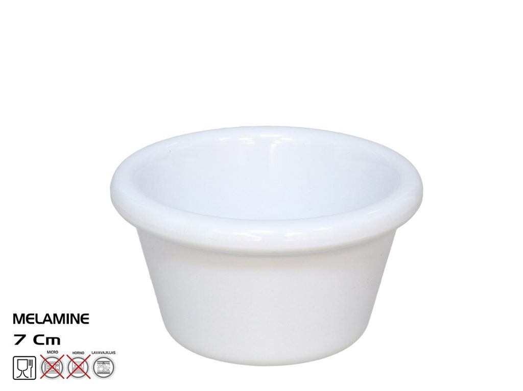 [132349] RAMEKIN BLANCO MELAMINA 7 CM