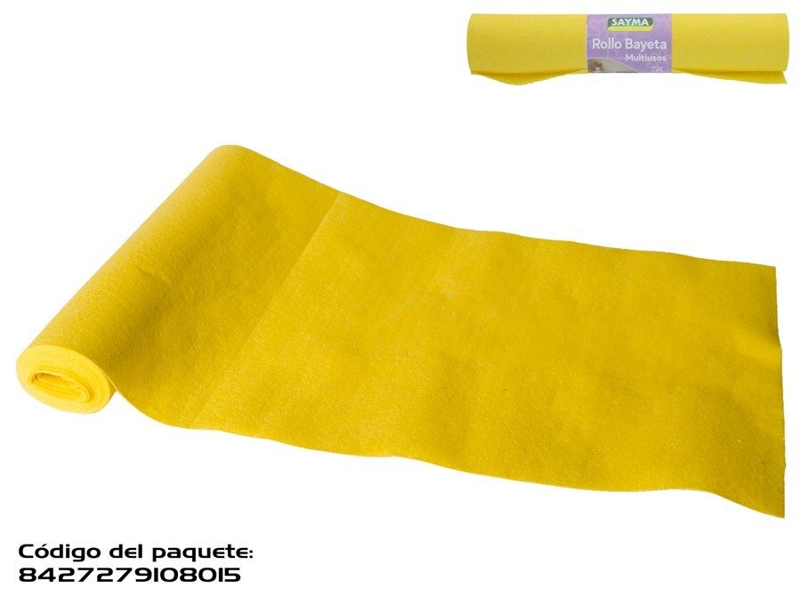 [134331] ROLLO BAYETA MULTIUSOS AMARILLA 4 MTS