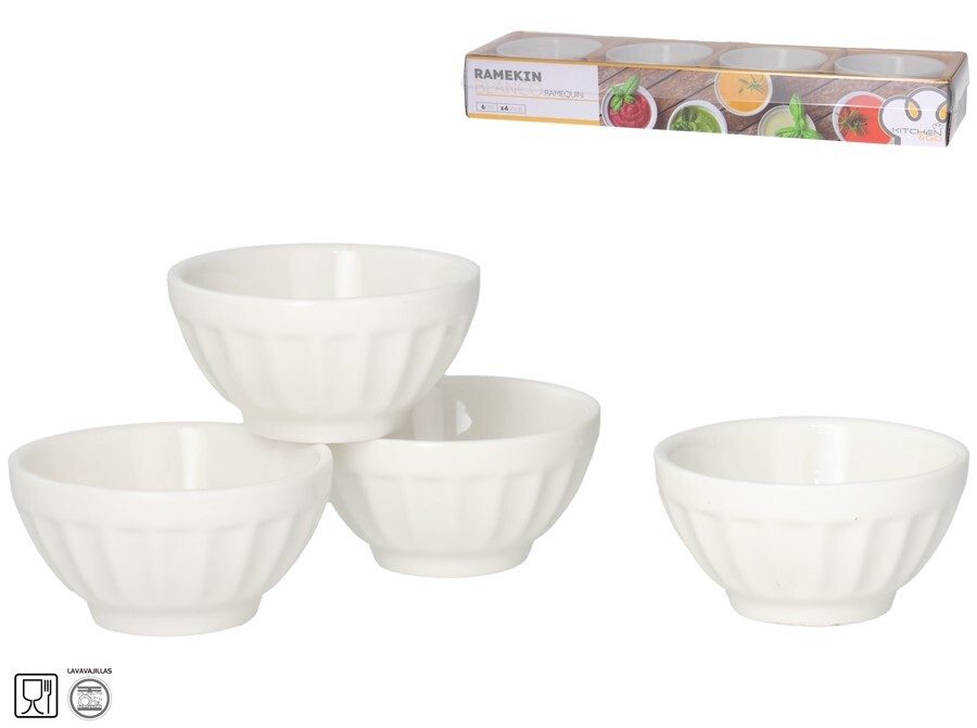 [146341] RAMEKIN BLANCO 6 CM 4 UDS